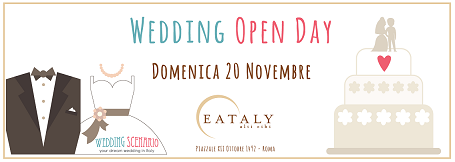 Eataly Roma e Wedding Scenario presentano un workshop sul matrimonio in Italia